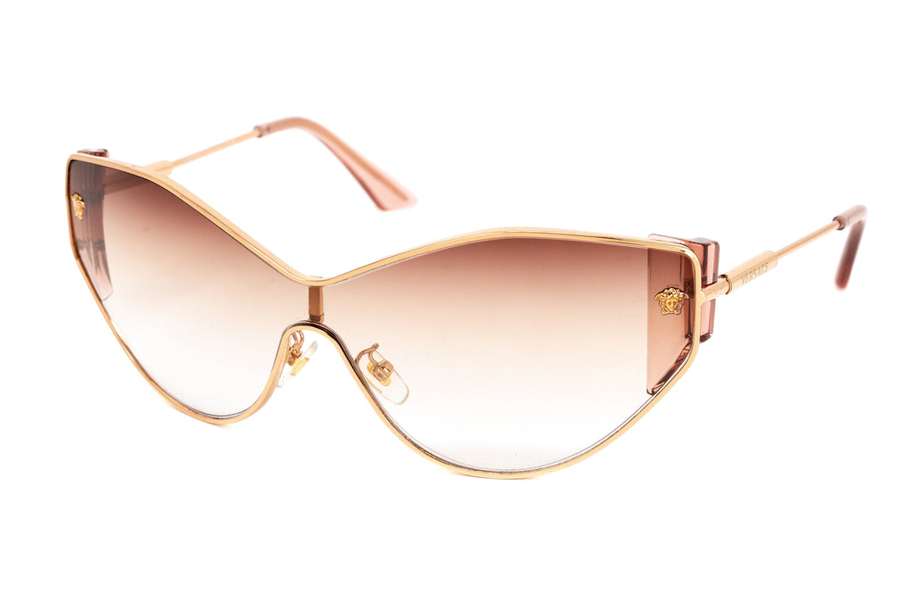 Versace Women's Sunglasses Cat Eye Rose Gold/Pink Graduated