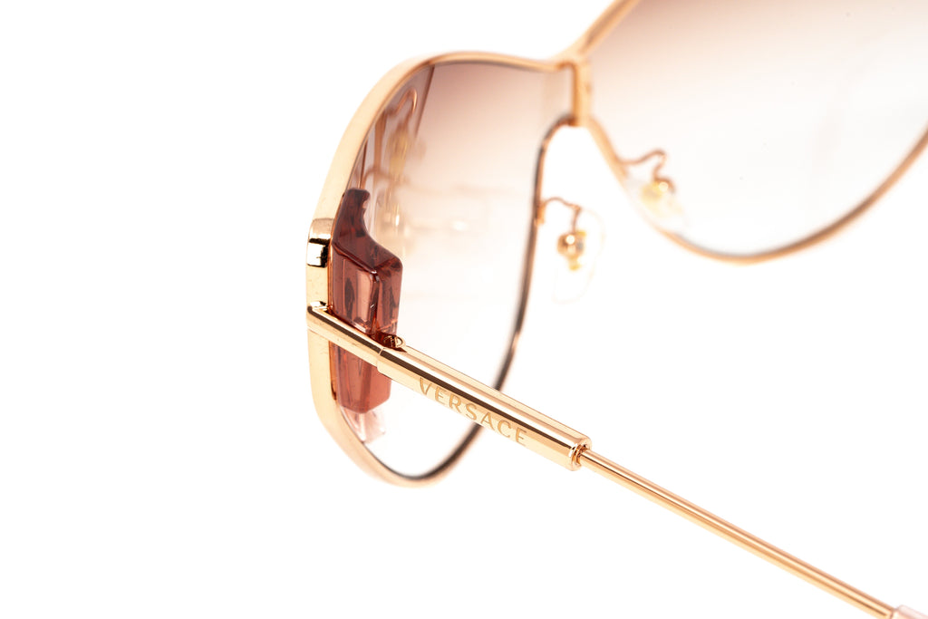 Versace Women's Sunglasses Cat Eye Rose Gold/Pink Graduated