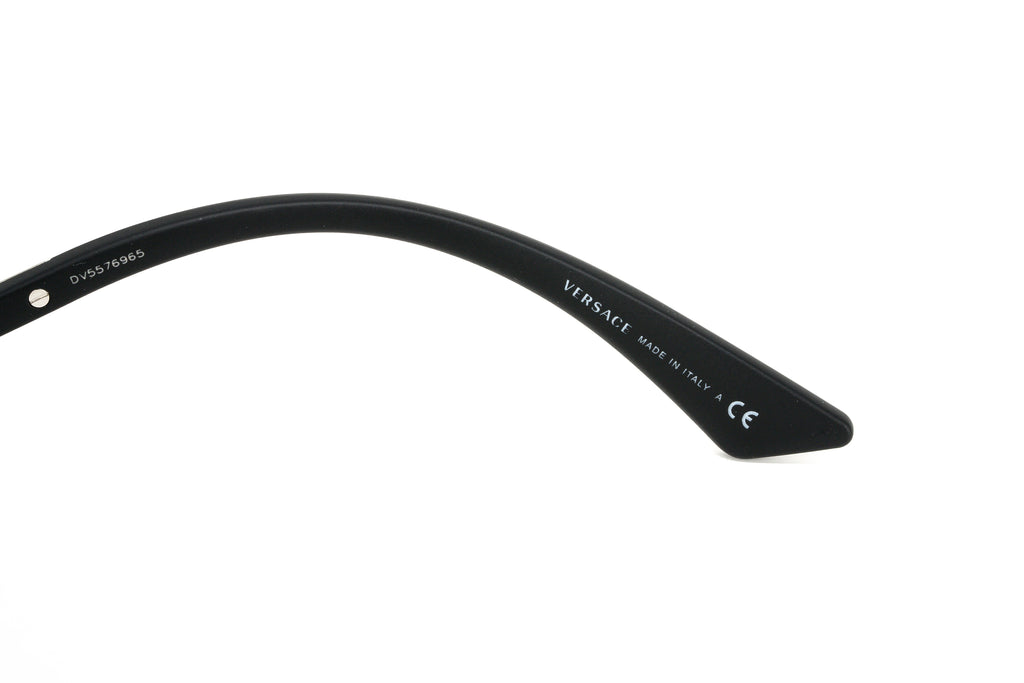 Versace Women's Sunglasses Rimless Shield Silver