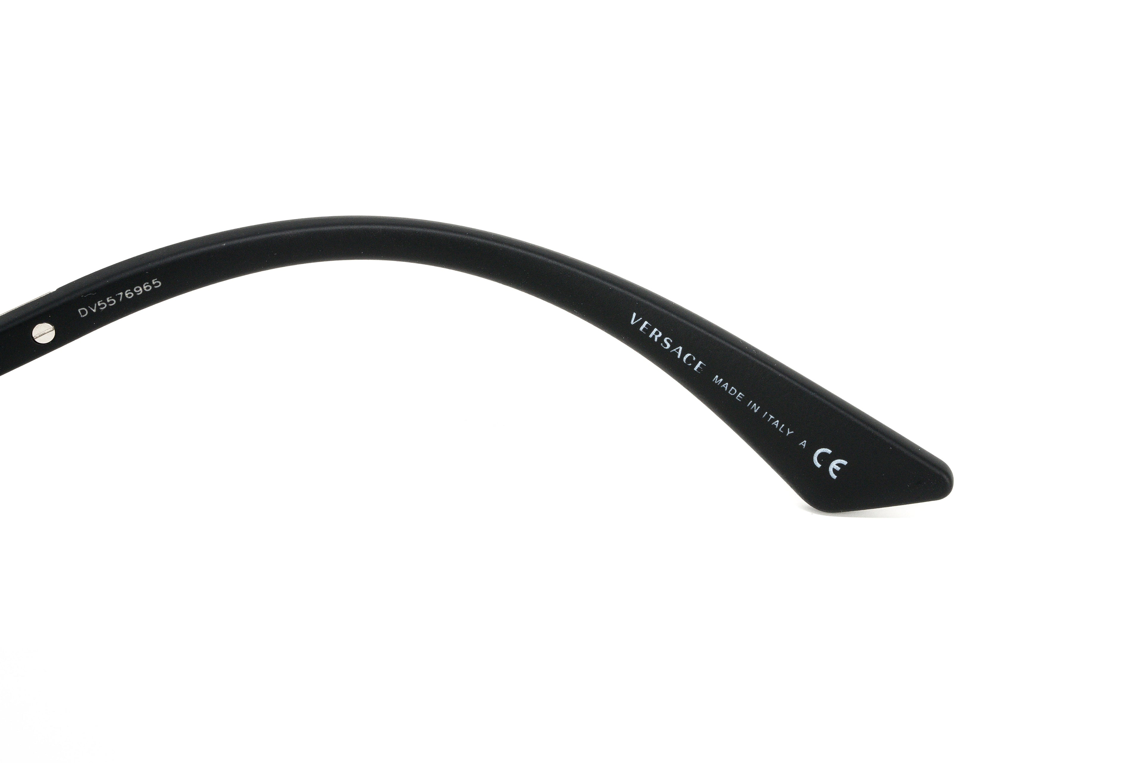 Versace Women's Sunglasses Rimless Shield Silver