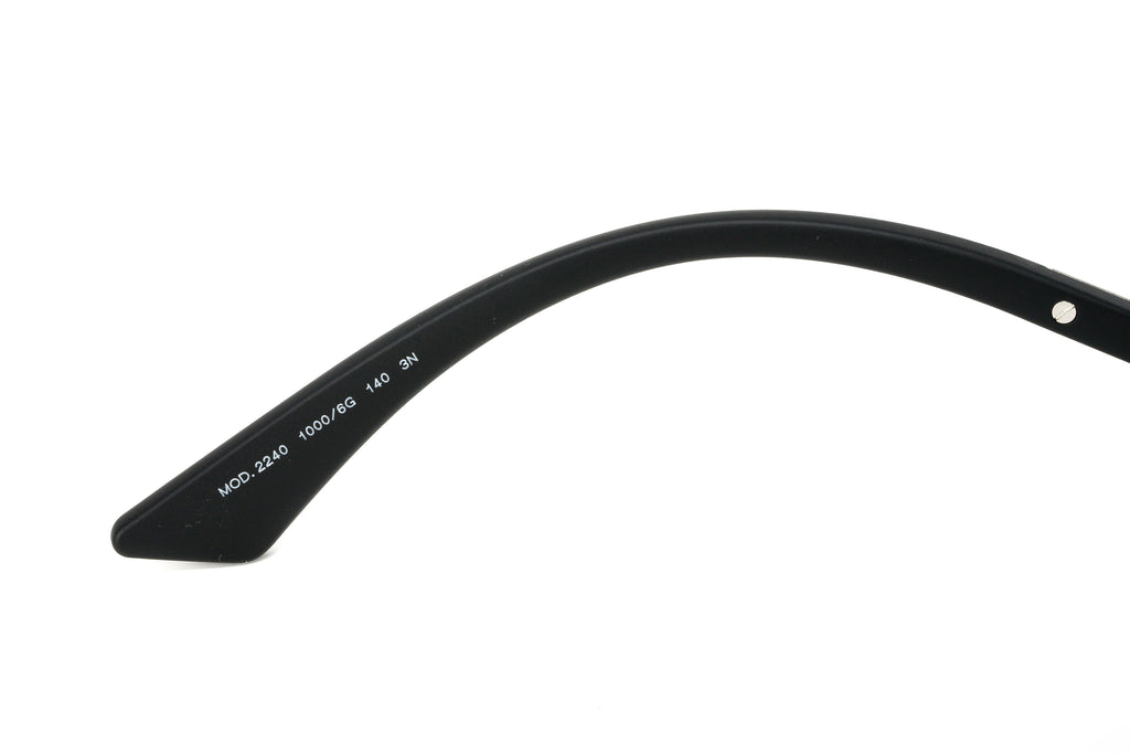 Versace Women's Sunglasses Rimless Shield Silver