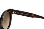 Versace Women's Sunglasses Butterfly Tortoise/Brown