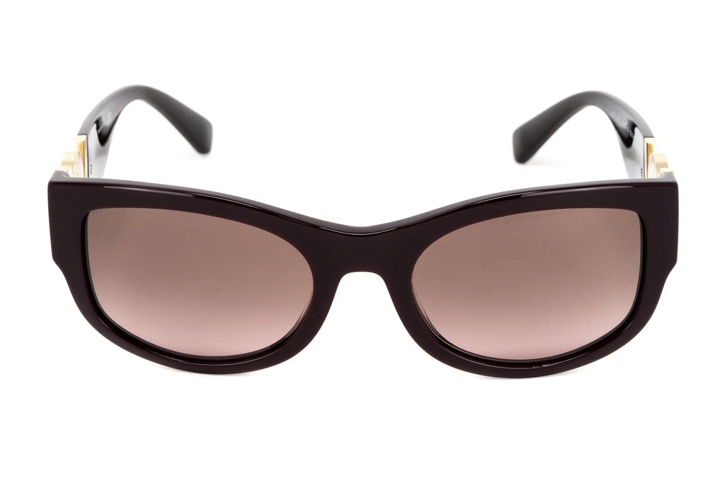 Versace Women's Sunglasses Cat Eye Transparent Red
