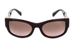 Versace Women's Sunglasses Cat Eye Transparent Red