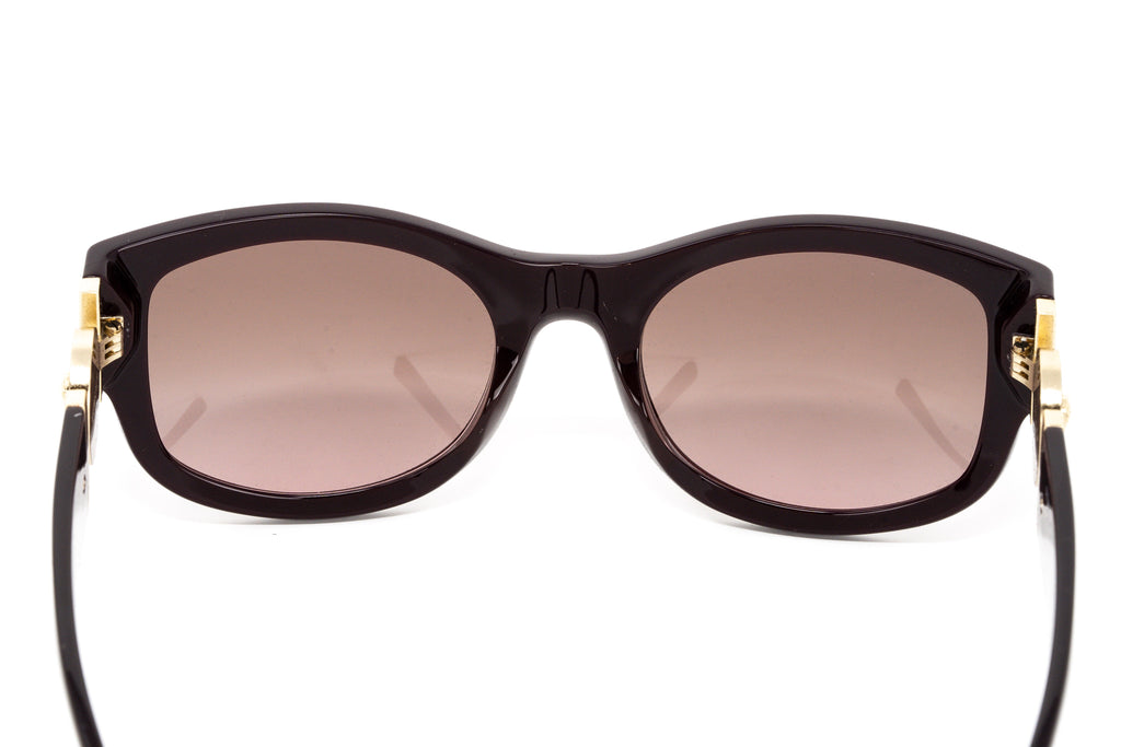Versace Women's Sunglasses Cat Eye Transparent Red