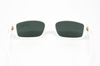 Versace Unisex Sunglasses Rectangular White/Green