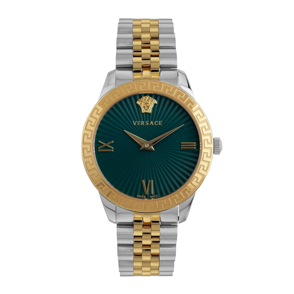 Versace Greca Signature Ladies Green Dial Watch