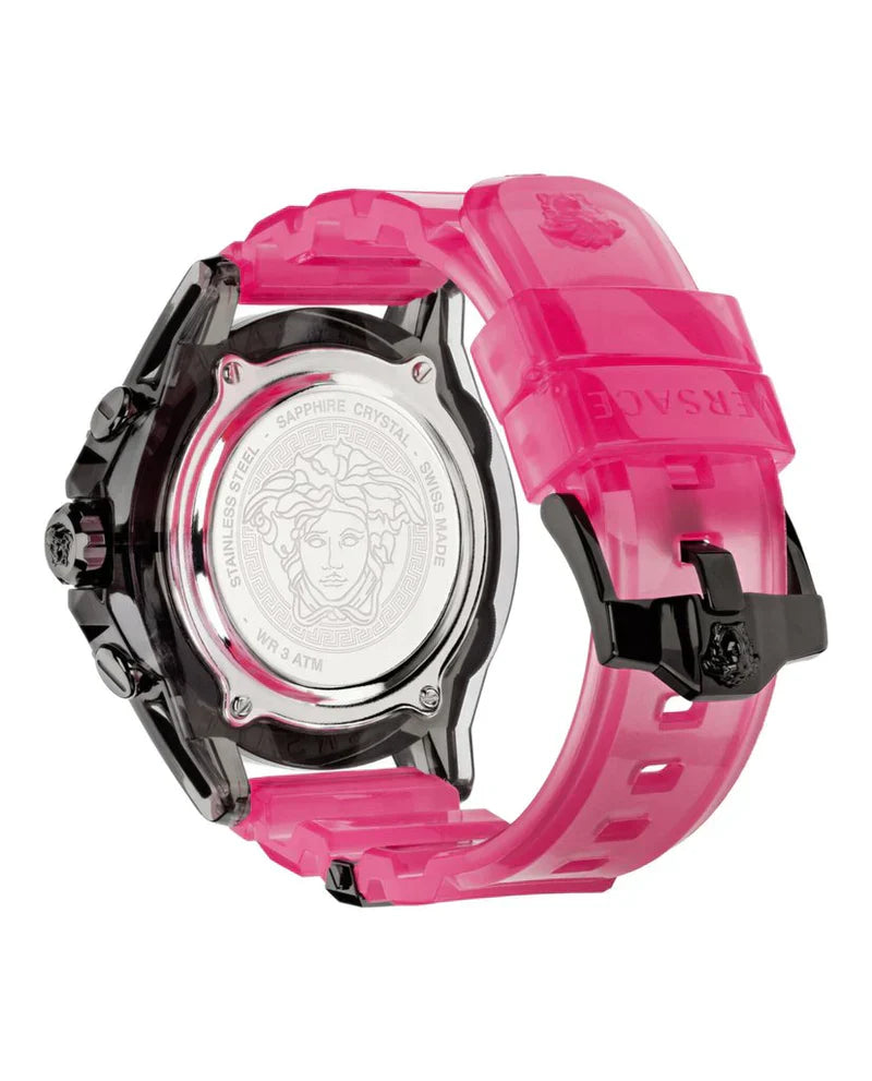 Versace Unisex Watch Chronograph Active Pink