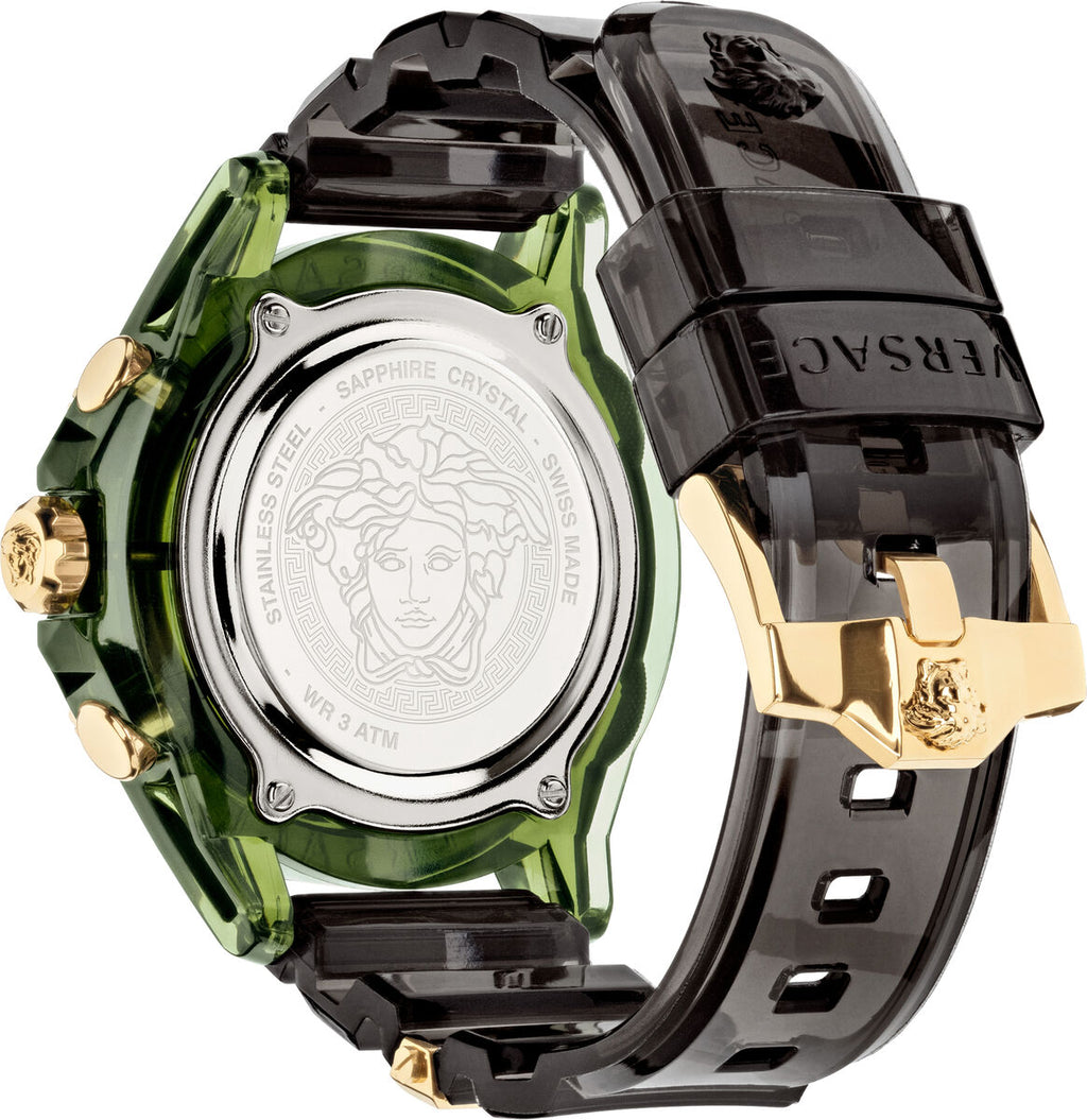 Versace Unisex Watch Chronograph Active Military Green