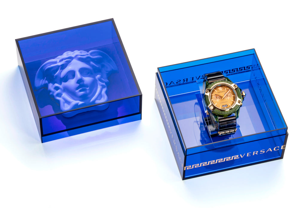 Versace Unisex Watch Chronograph Active Military Green