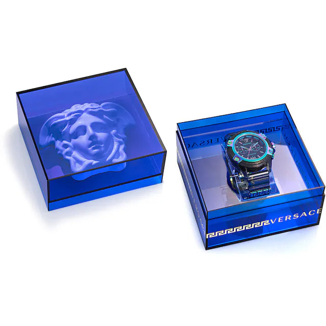 Versace Unisex Watch Chronograph Active Black