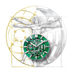 Venezianico Automatic Watch Nereide UltraLeggero 42 Skeleton Green