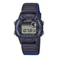 Casio Standard Unisex Black Blue Digital Watch W-220HF-2AV
