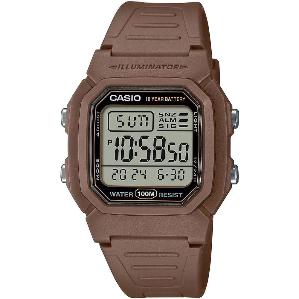 Casio Men's Digital Watch Brown