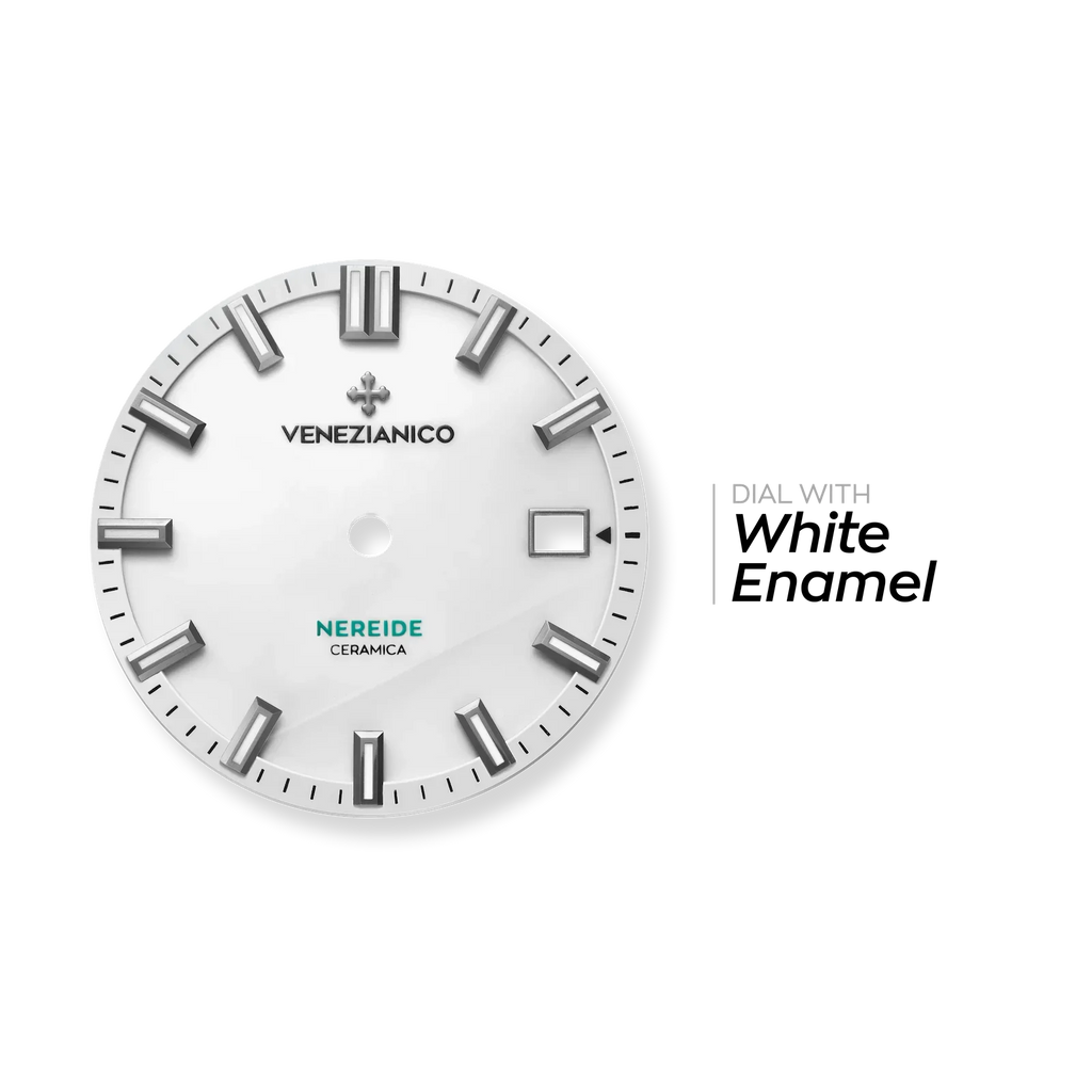 Venezianico Automatic Watch Nereide Ceramica White