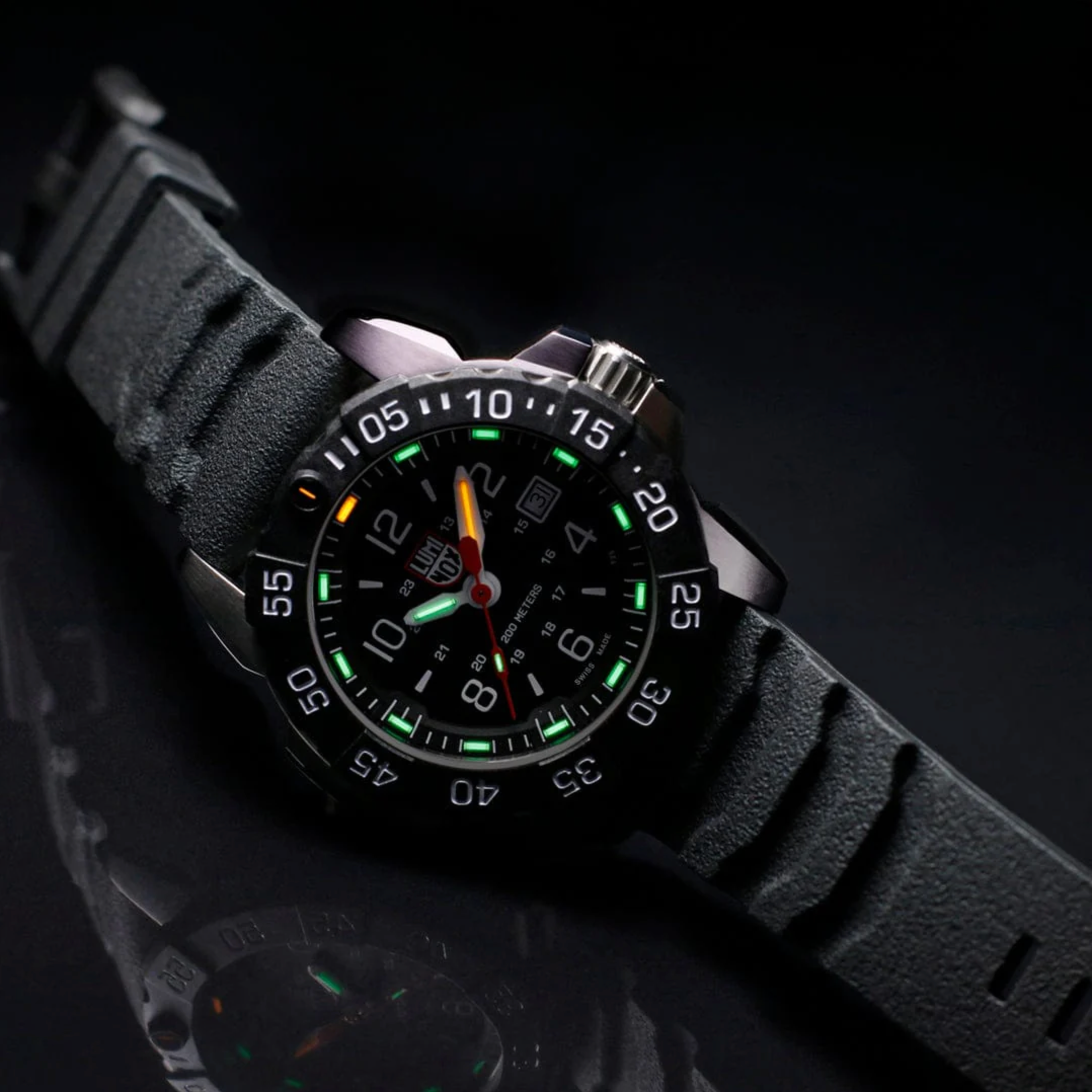 Luminox Navy SEAL 3250 Series Men's Black Watch