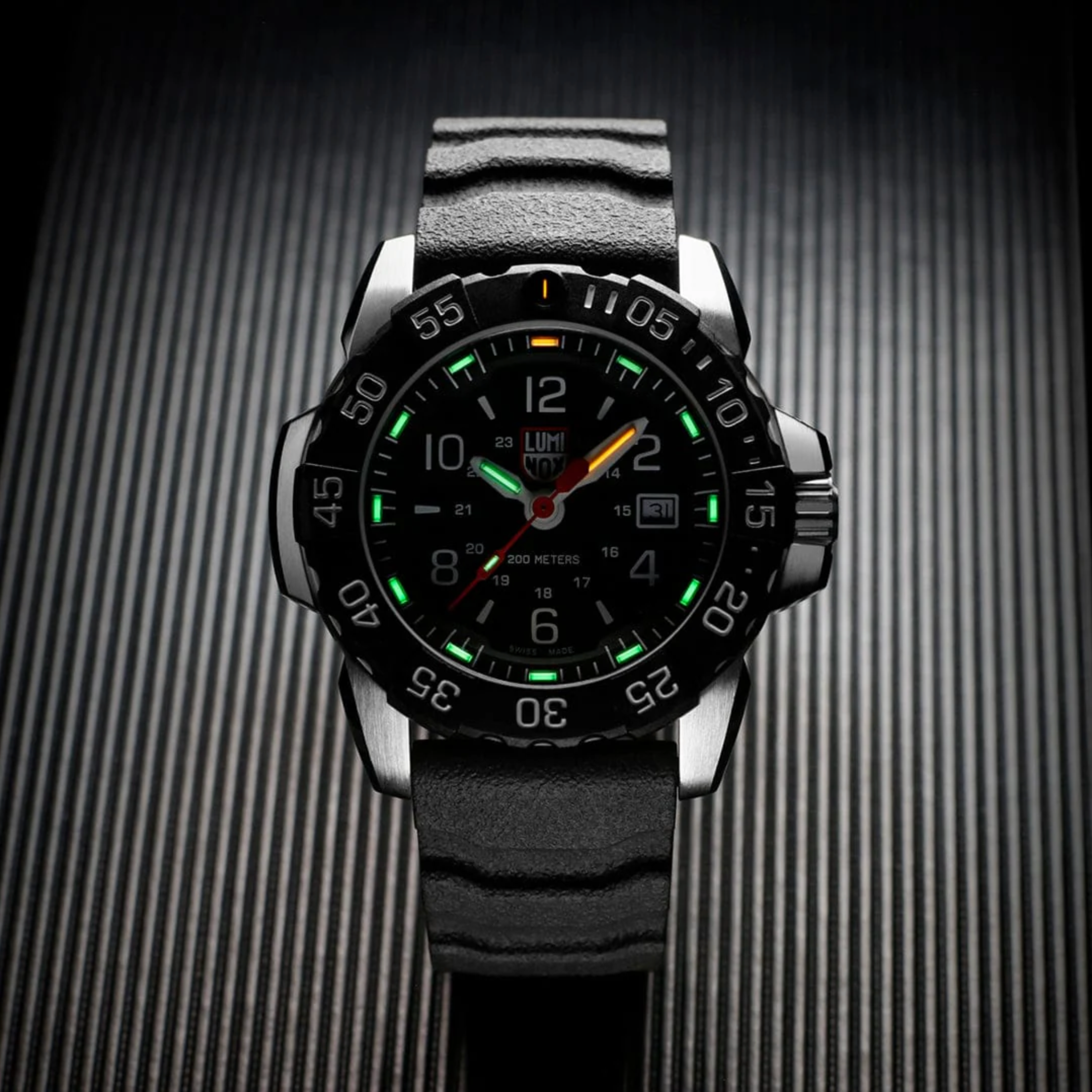 Luminox Navy SEAL 3250 Series Men's Black Watch