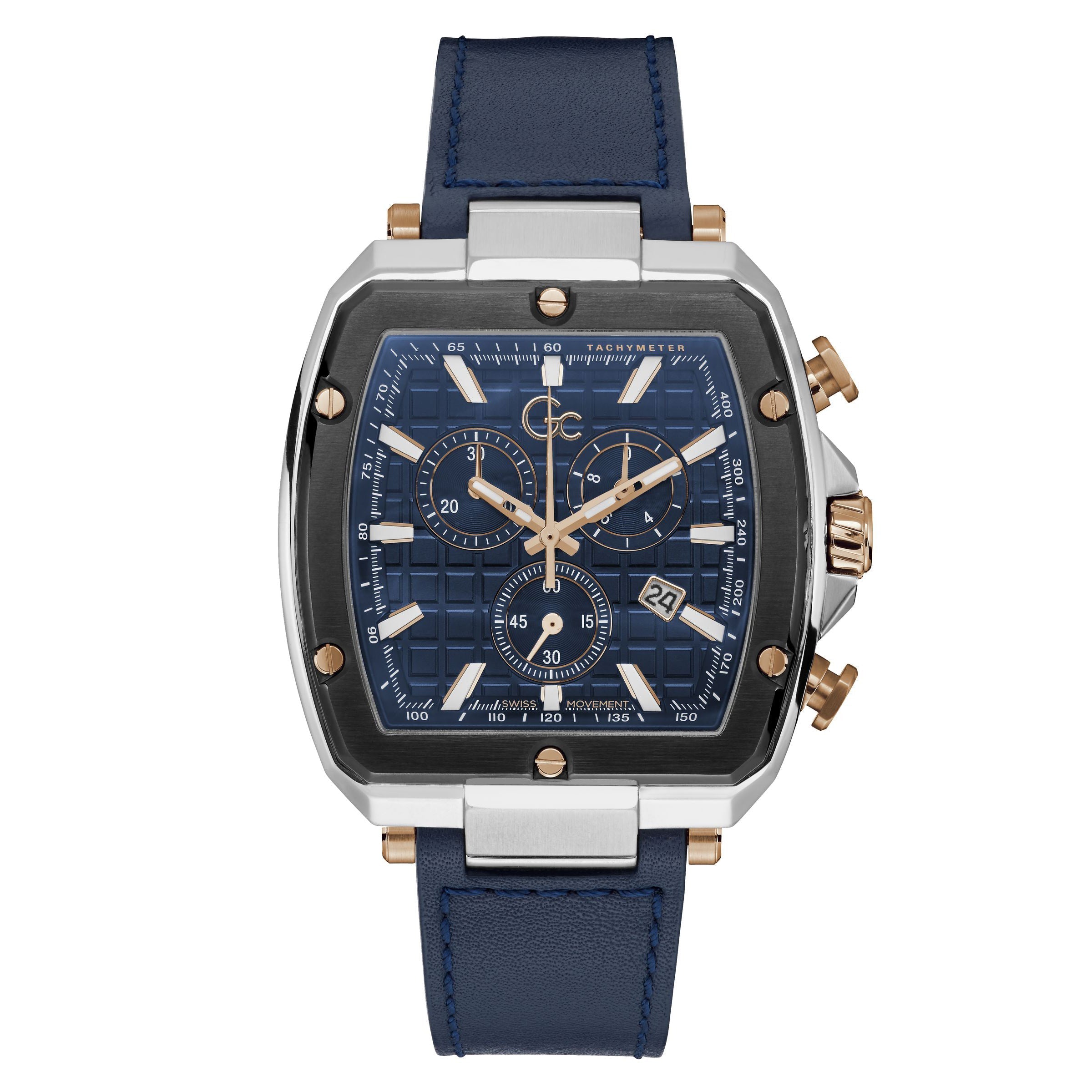 Gc Spirit Tonneau Men's Blue Watch