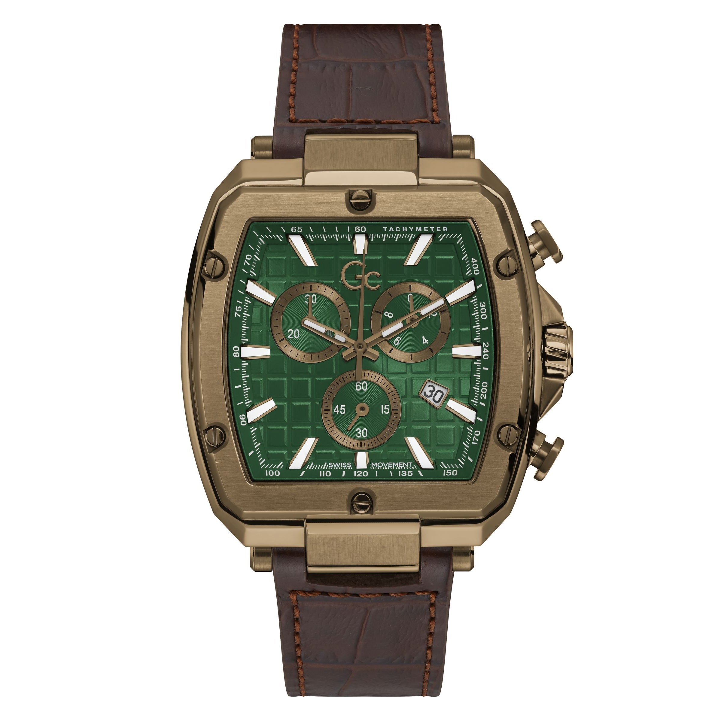 Gc Spirit Tonneau Men's Green Watch
