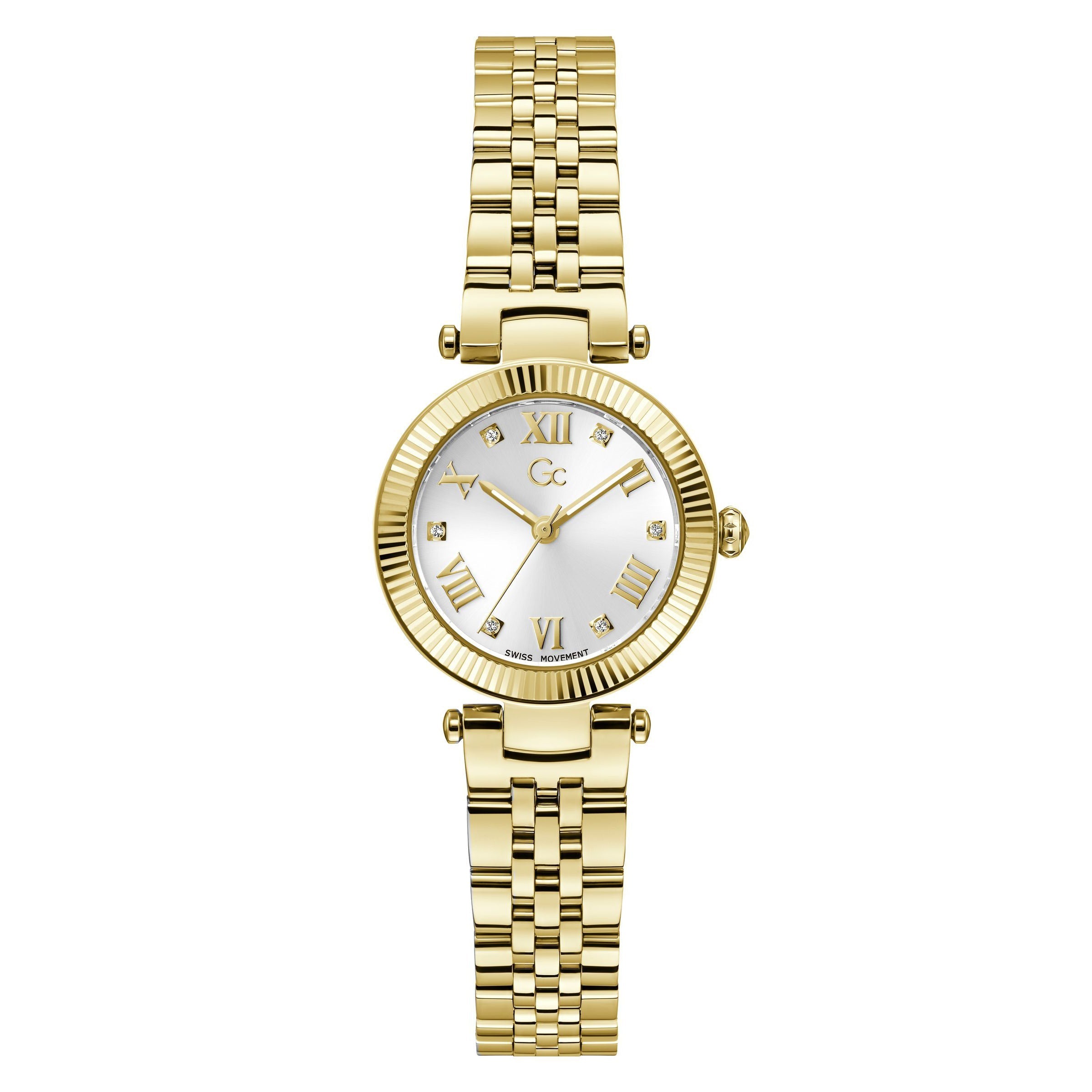 Gc Flair Ladies White Watch