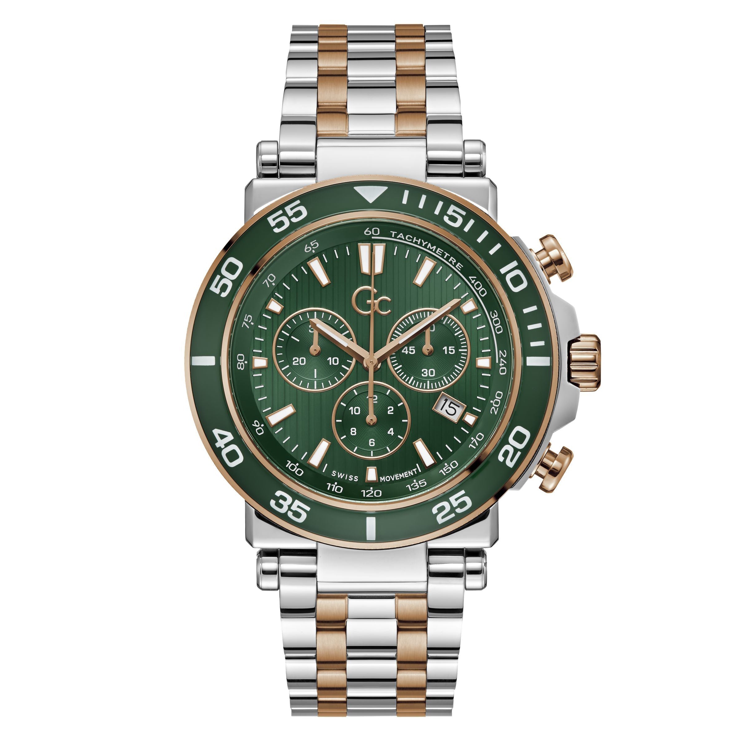 Gc One Sport Men's Green Watch