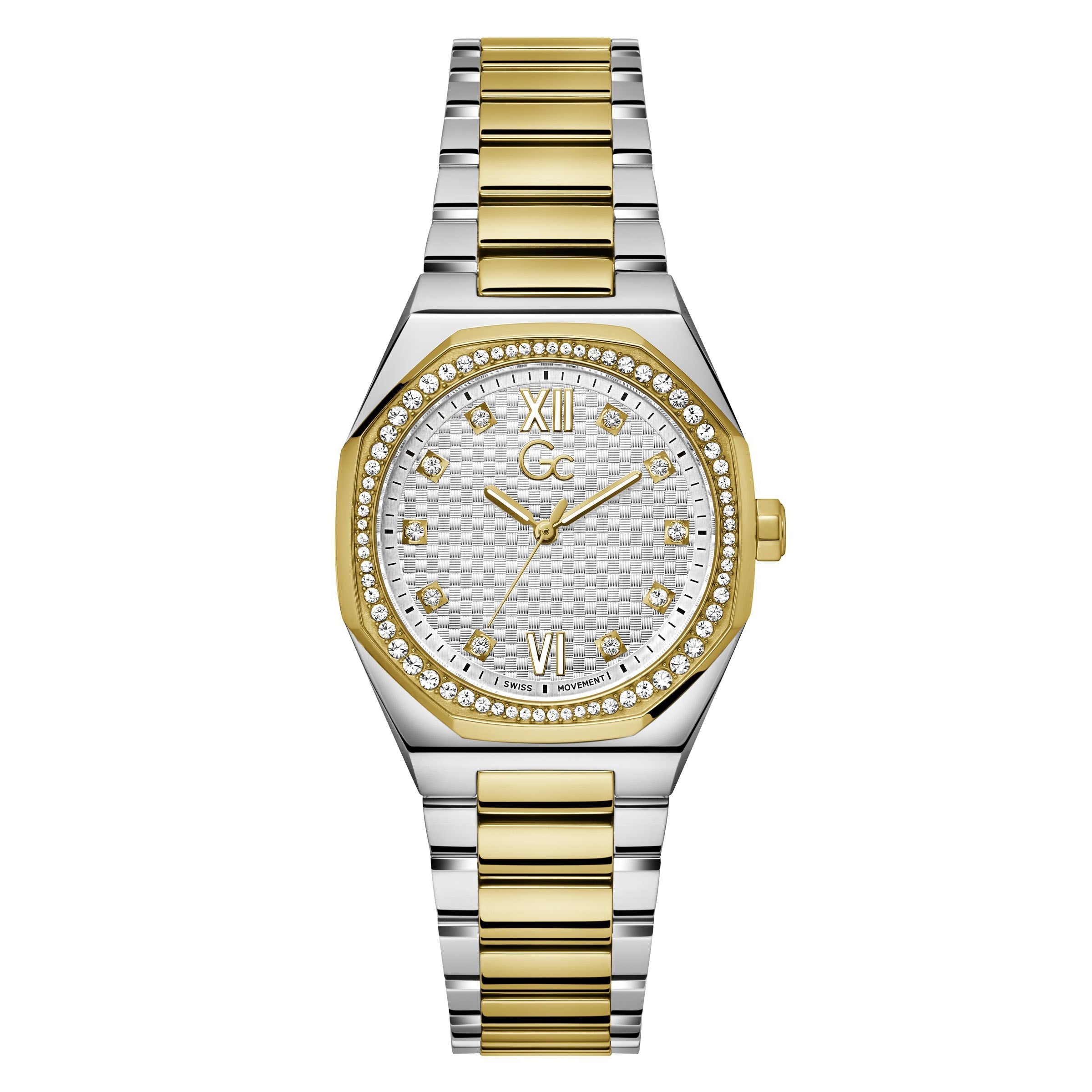 Gc Coussin Sleek Lady Ladies White Watch
