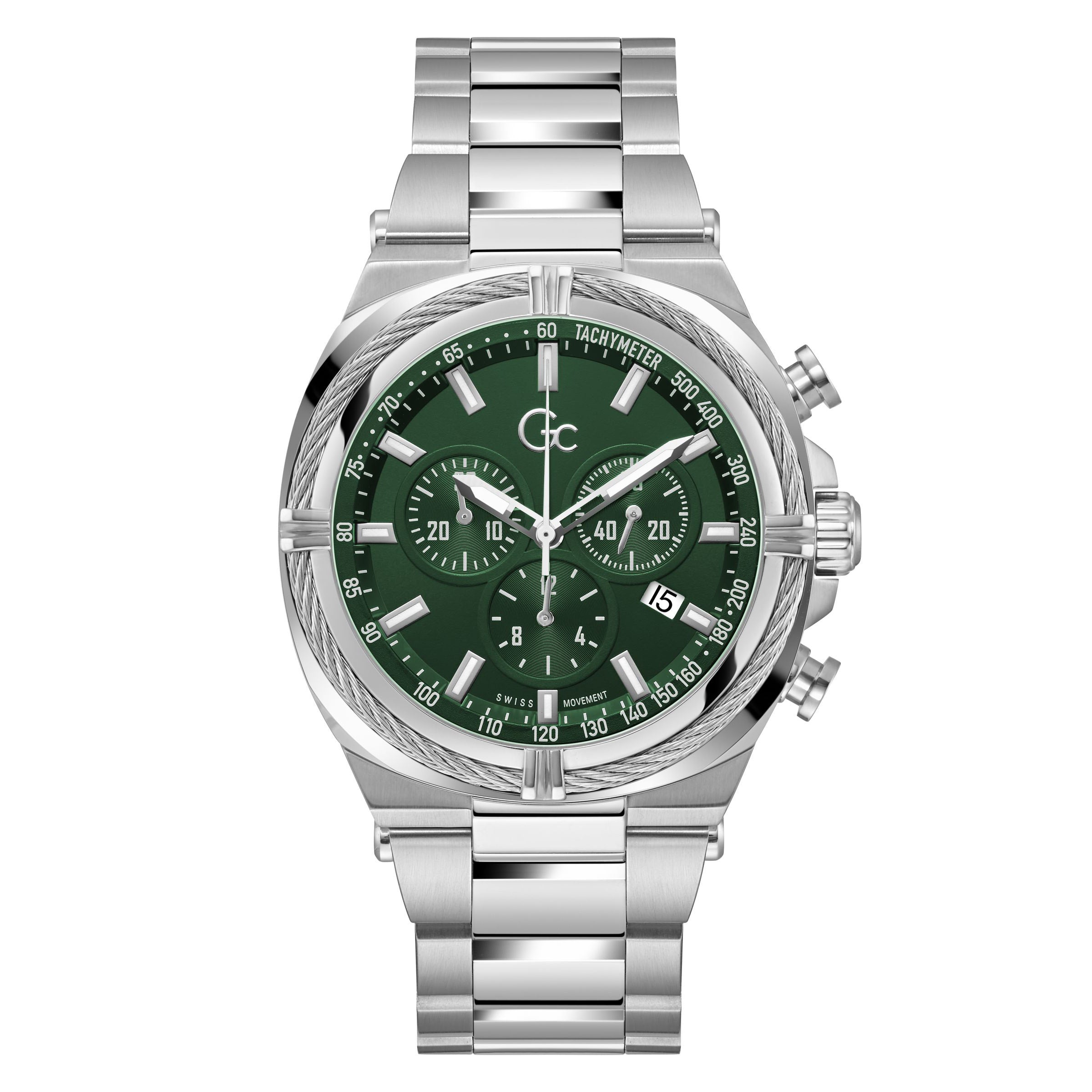 Gc IronClass Men's Green Watch