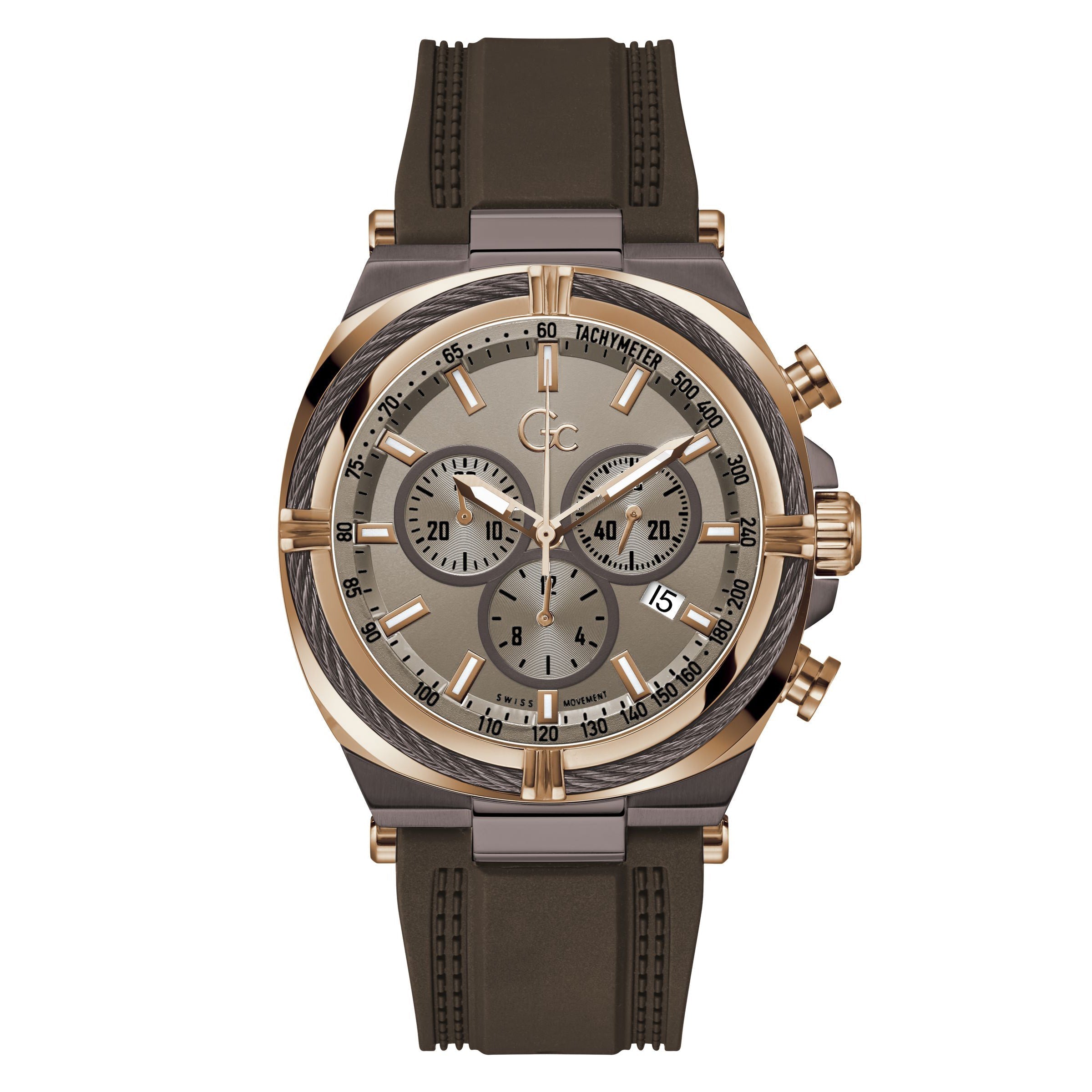 Gc IronClass Men's Beige Watch