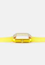 Swarovski Watch Lucent with Silicone Strap Yellow