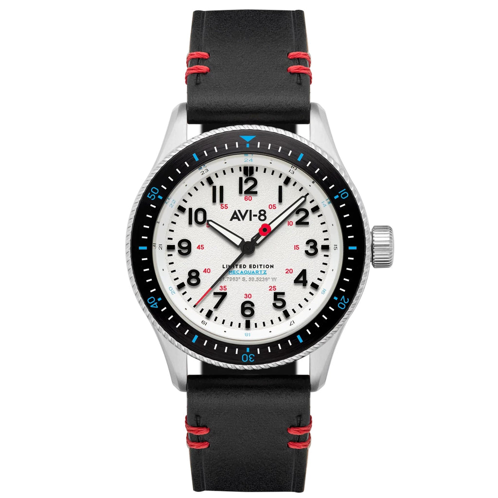Analogue Watch - AVI-8 Flyboy Royal British Legion Falklands White Watch AV-4099-RBL02
