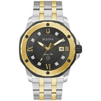 Analogue Watch - Bulova Marine Star Men's Two-Tone Watch 98D175