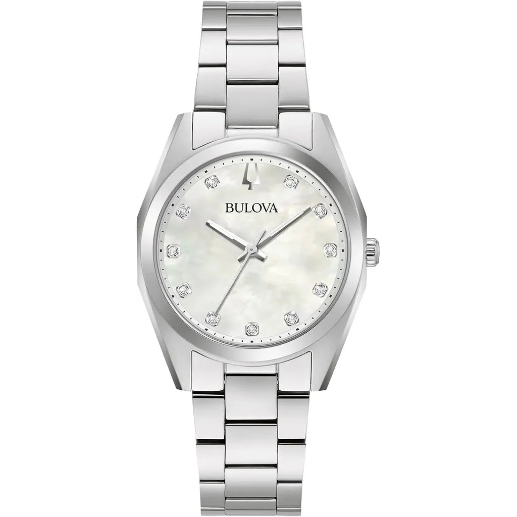 Analogue Watch - Bulova Surveyor Ladies Mother Of Pearl Watch 96P228