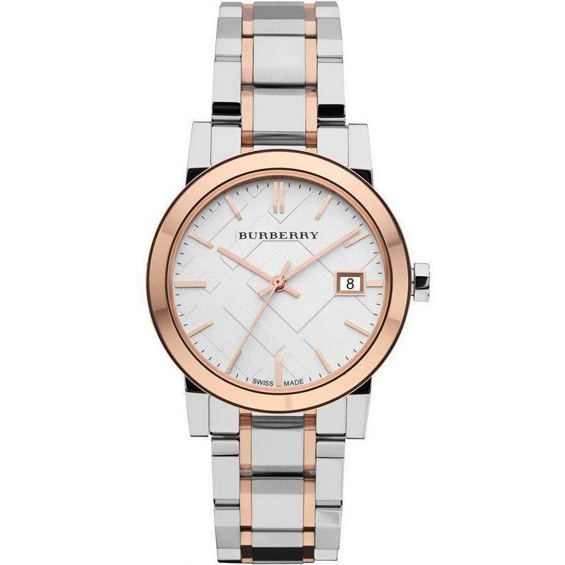 Analogue Watch - Burberry BU9105 Ladies Two-Tone Watch