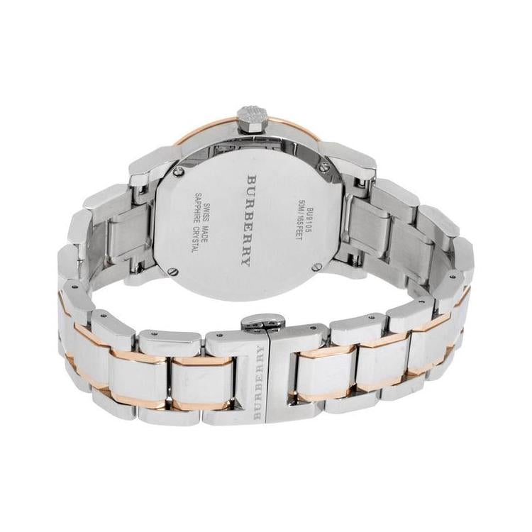 Analogue Watch - Burberry BU9105 Ladies Two-Tone Watch