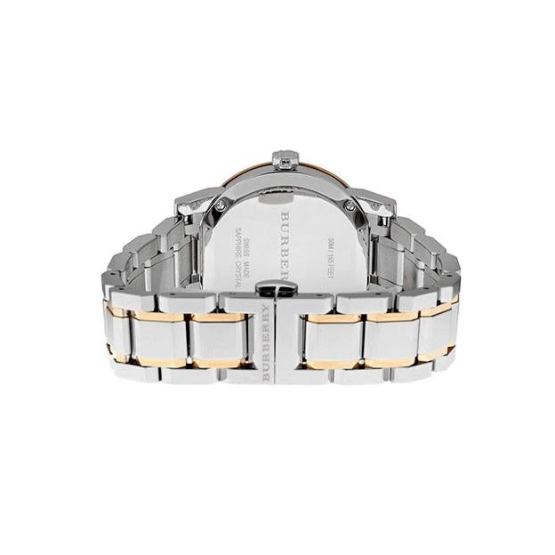 Analogue Watch - Burberry BU9127 Ladies Two-Tone Watch