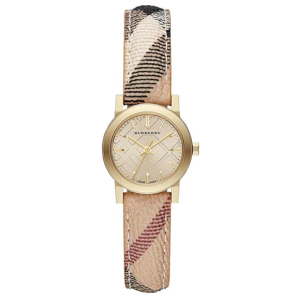 Analogue Watch - Burberry BU9219 Ladies The Haymarket Check Rose Gold Watch