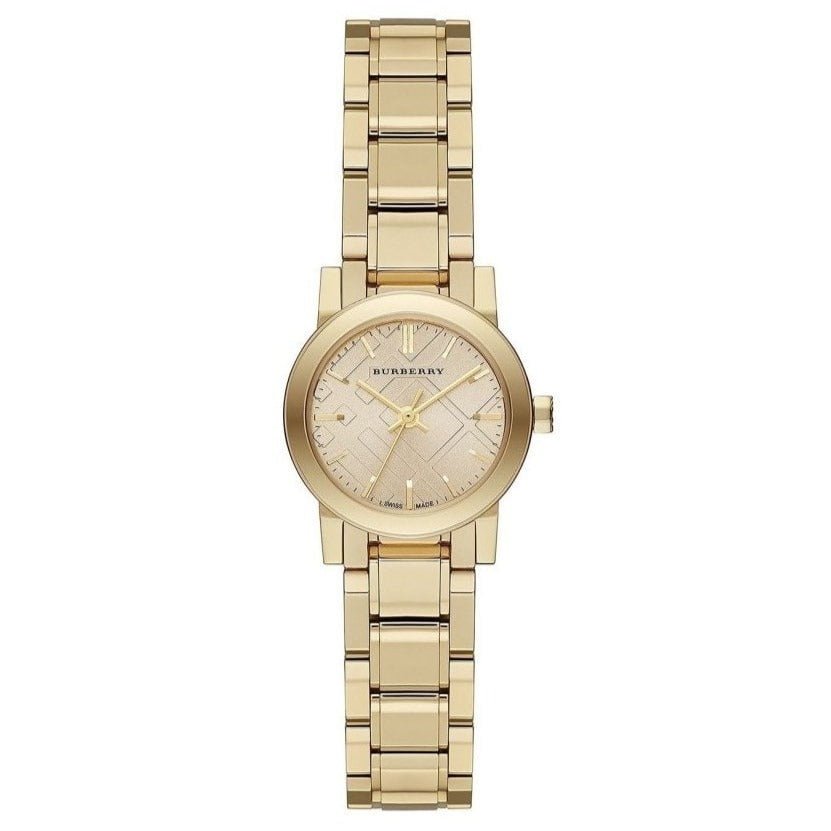 Analogue Watch - Burberry BU9227 Ladies The City Gold Watch