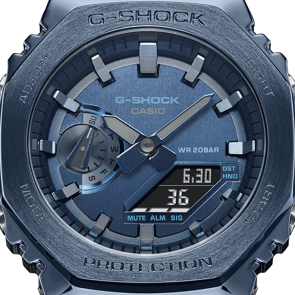 Analogue Watch - Casio G-Shock Men's Blue Watch GM-2100N-2AER