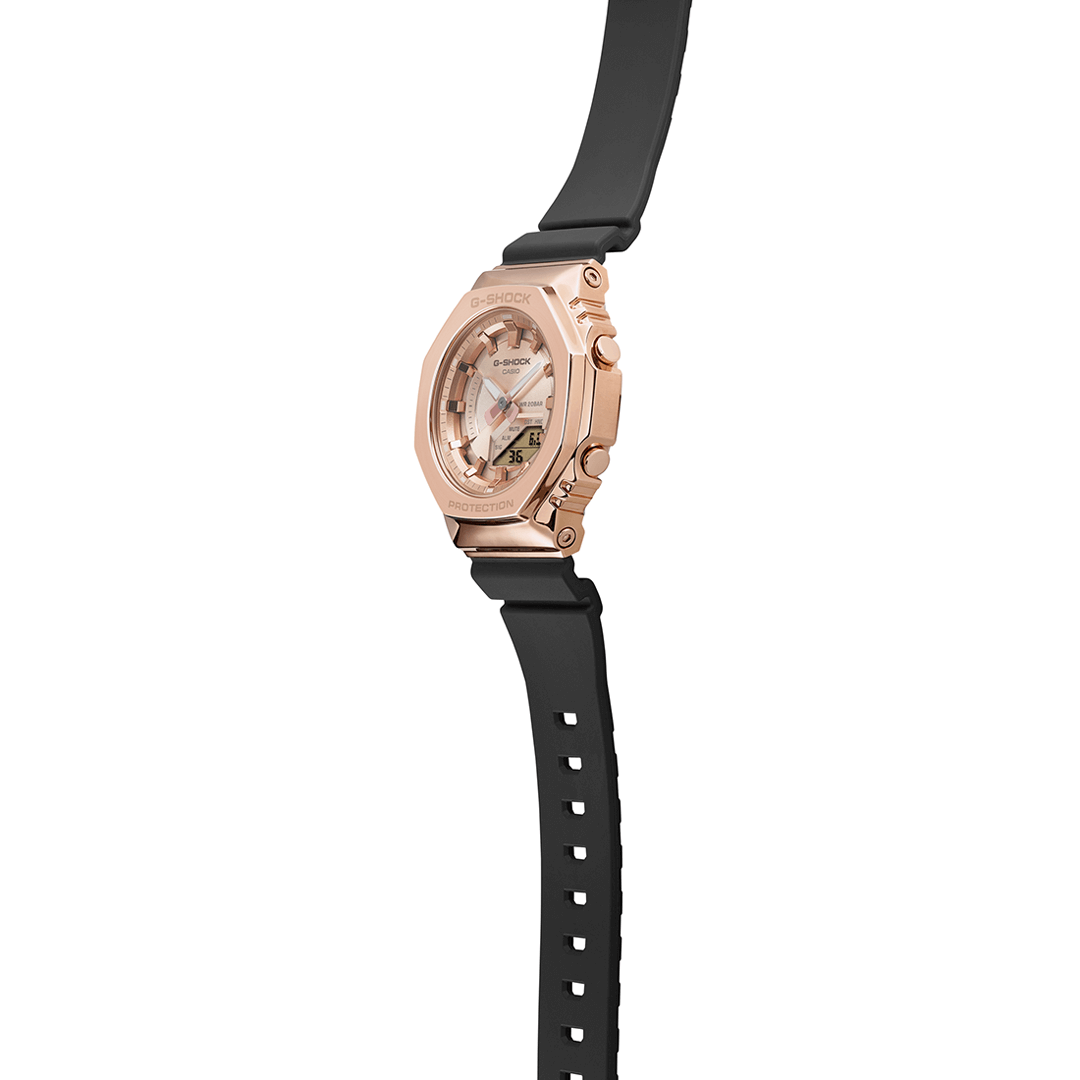 Analogue Watch - Casio G-Shock Men's Rose-Gold Watch GM-S2100PG-1A4ER
