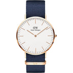 Analogue Watch - Daniel Wellington Classic Bayswater Men's White Watch Round DW00600275