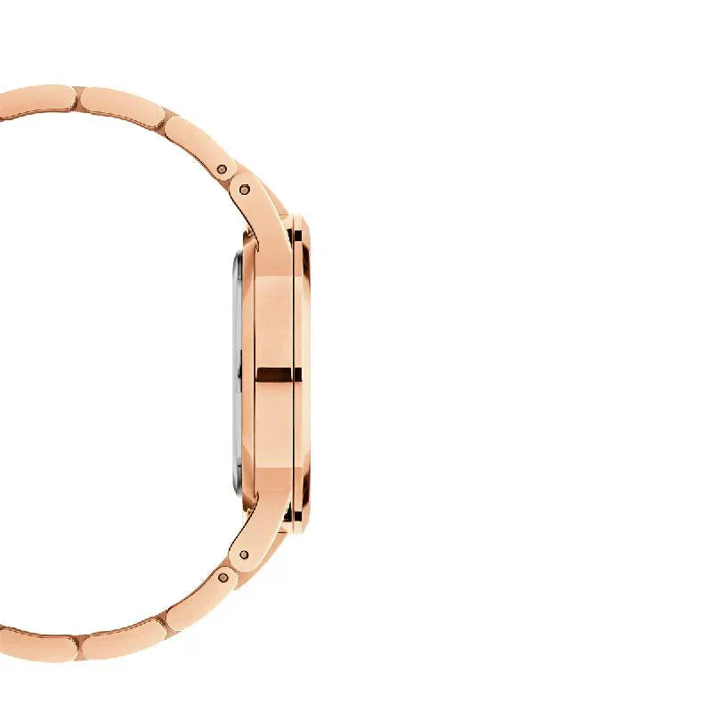 Analogue Watch - Daniel Wellington Iconic Link Men's Rose Gold Watch DW00100343