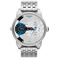 Analogue Watch - Diesel DZ7305 Men's Mini Daddy Silver Watch