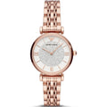 Analogue Watch - Emporio Armani AR11244 Ladies Rose Gold Glitz Watch