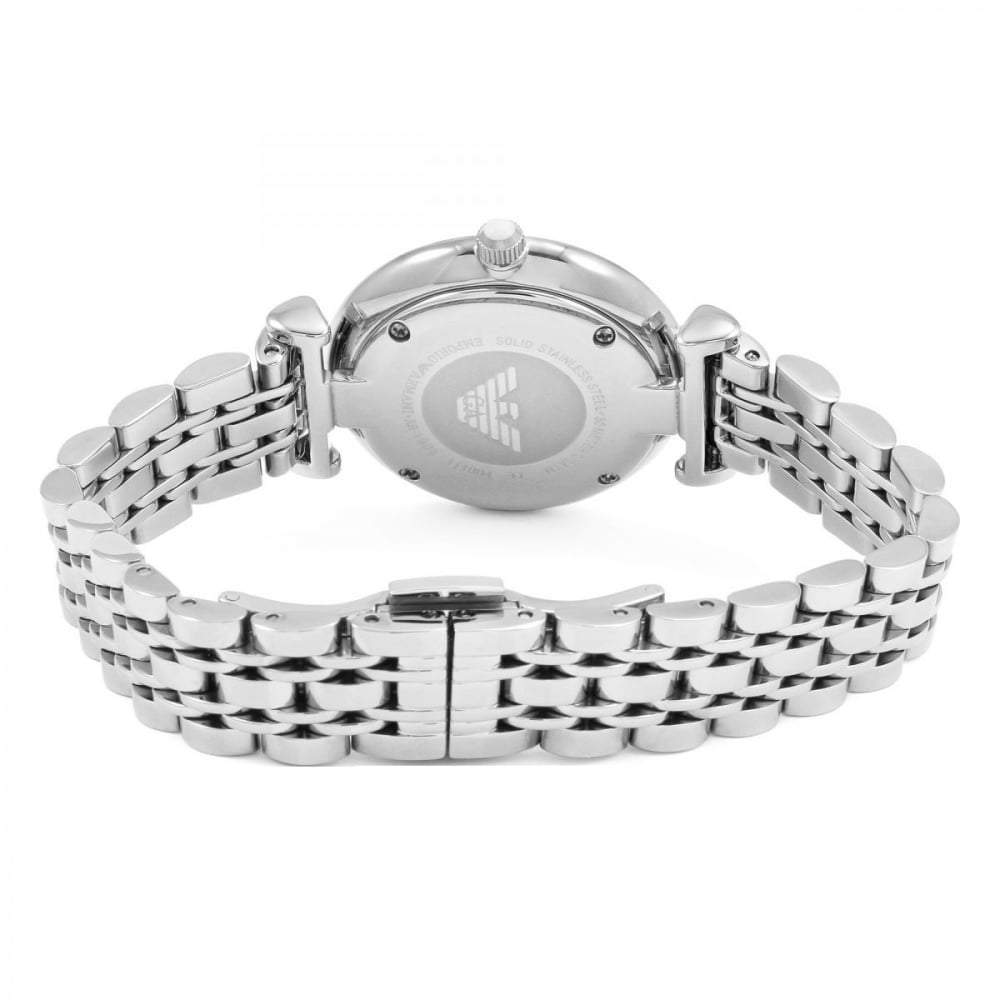 Analogue Watch - Emporio Armani AR1908 Ladies Silver Watch