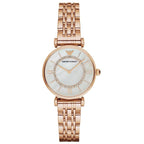 Analogue Watch - Emporio Armani AR1909 Ladies Rose Gold Watch