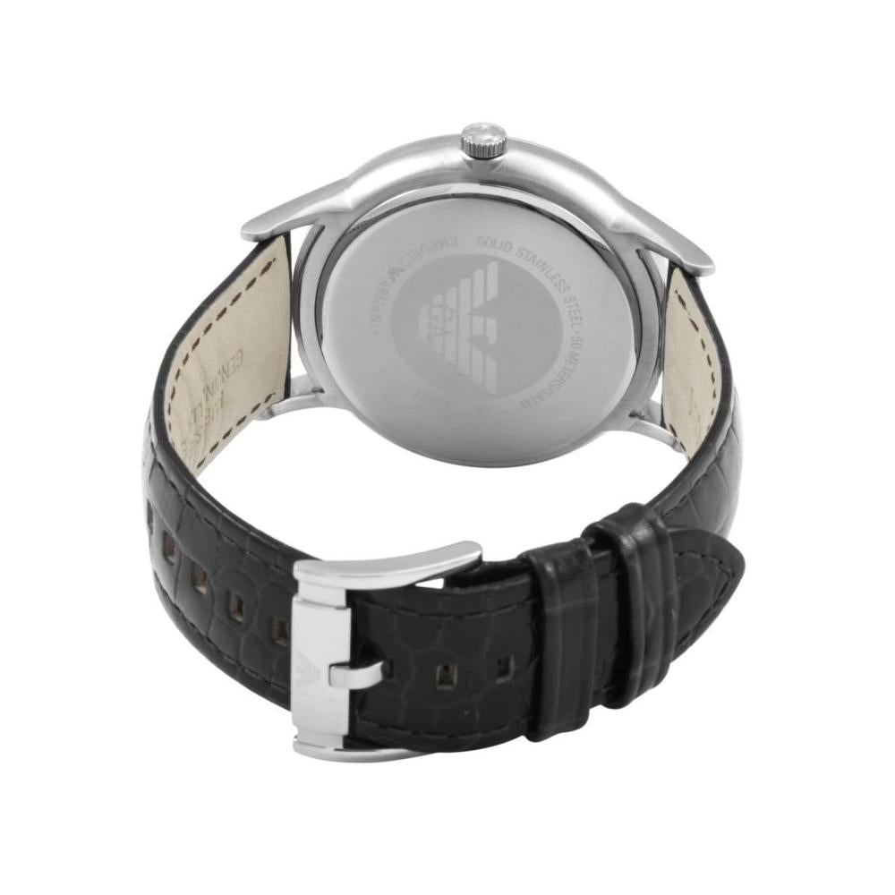 Analogue Watch - Emporio Armani AR2411 Men's Black Watch
