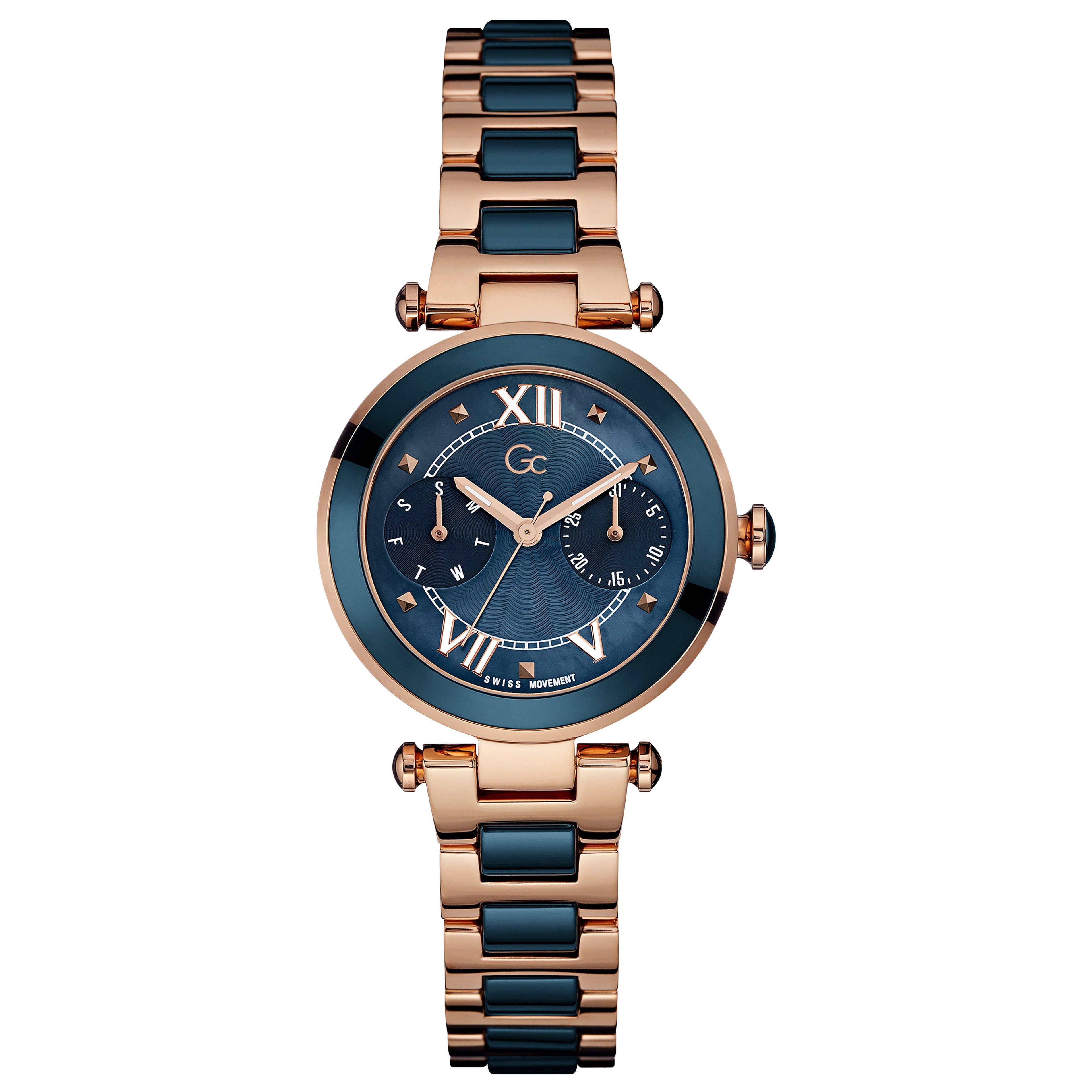 Analogue Watch - GC LadyChic Ladies Two-Tone Watch Y06009L7MF
