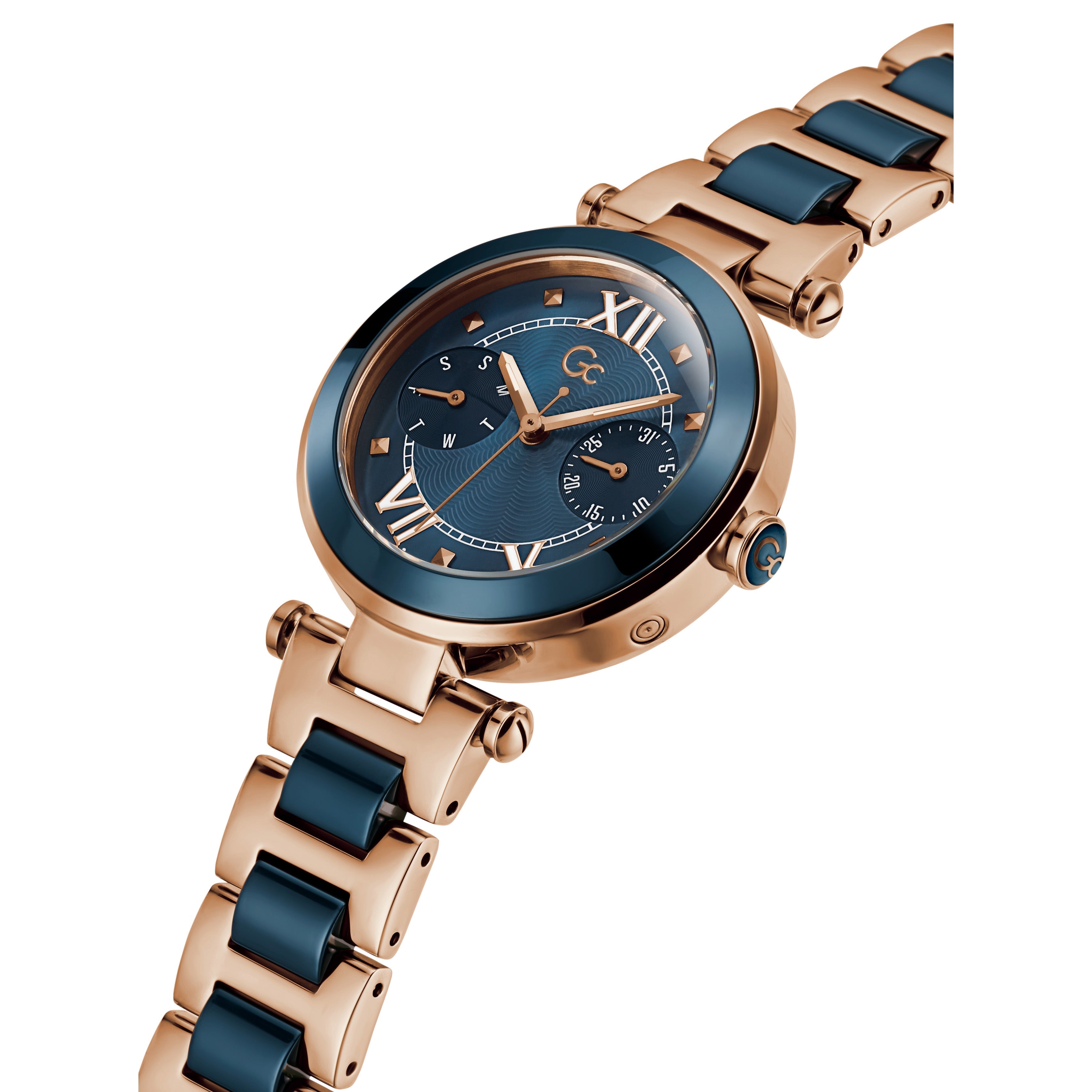 Analogue Watch - GC LadyChic Ladies Two-Tone Watch Y06009L7MF