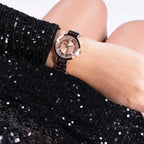 Analogue Watch - Guess Crystal Clear Ladies Rose Gold Watch GW0470L3