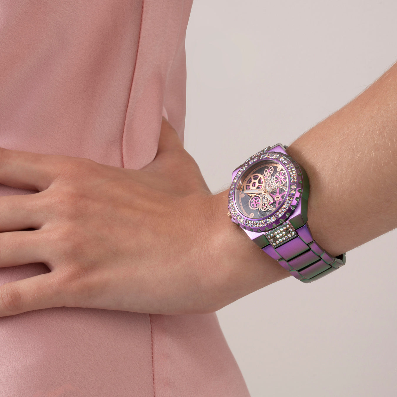 Analogue Watch - Guess GW0302L3 Ladies Reveal Iridescent Watch
